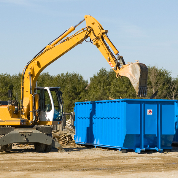 can i choose the location where the residential dumpster will be placed in Weiner Arkansas